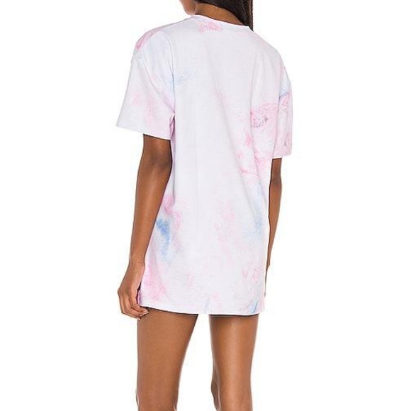 Nubyen multi tee mini day dress in pink - Picture 2 of 7